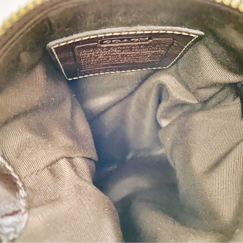 Coach Jacquard Crossbody Bag, Brown, Like New - Picture 10 of 11